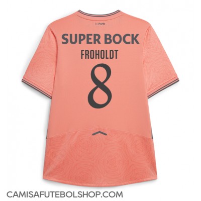 Camisa de time de futebol Porto Victor Froholdt #8 Replicas 2º Equipamento 2025-26 Manga Curta Camisa de time de futebol Porto Victor Froholdt #8 Replicas 2º Equipamento 2025-26 Manga Curta